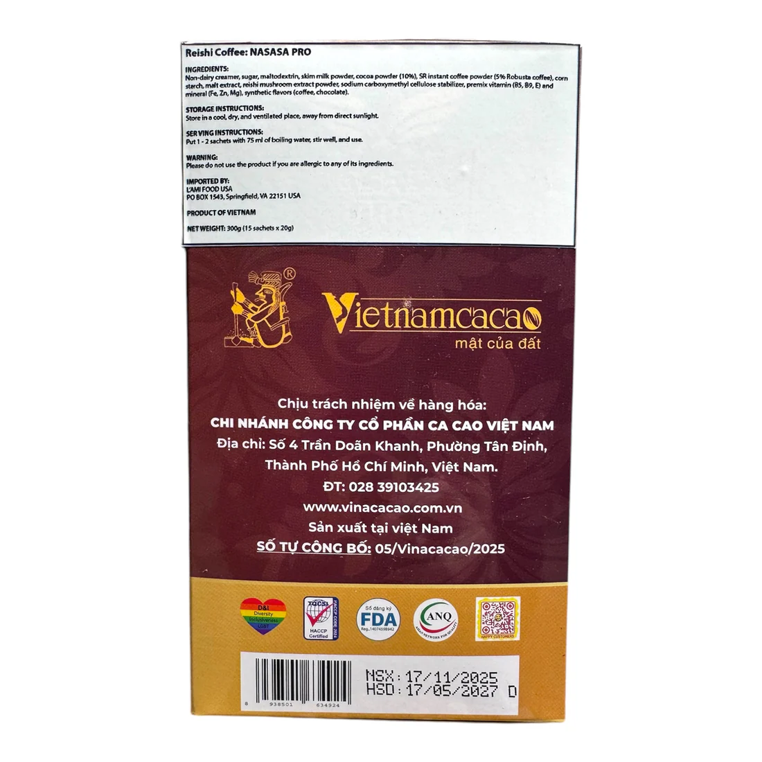 NASASA PRO Reishi Mushroom Coffee - Ảnh 4